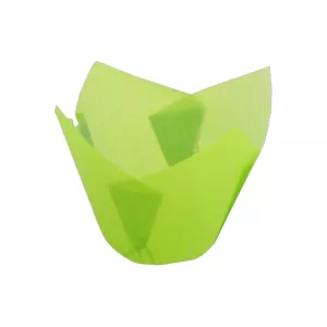 Caissette Tulipcup Vert 3cl 110x110x60 35Ø